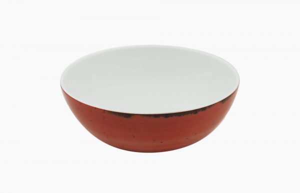 SALADEIRA Ø15CM ALT.6CM RUSTICO VERMELHO